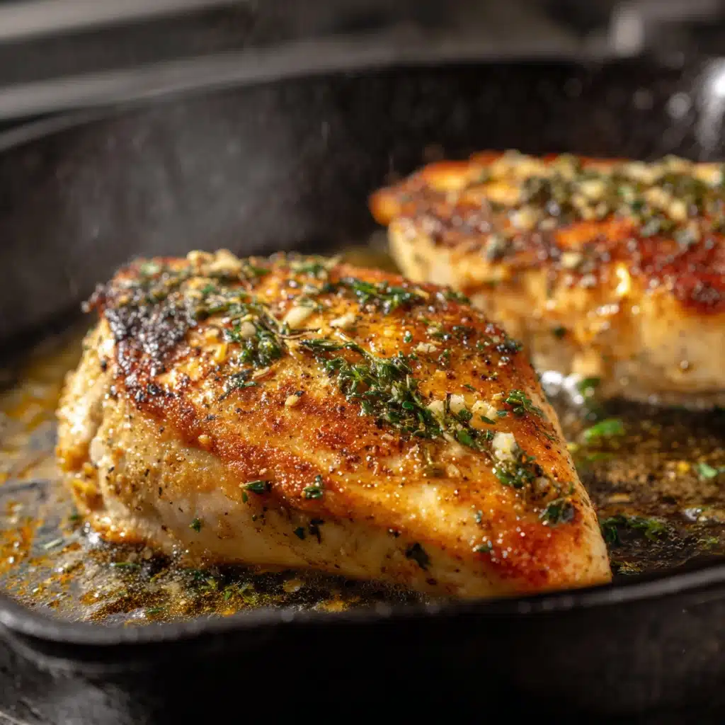 Searing low sodium chicken