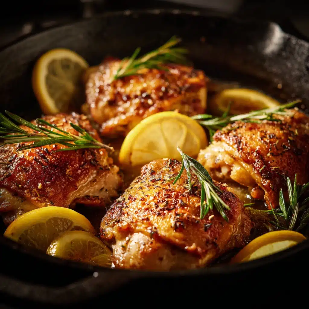 Low sodium chicken roasting in oven