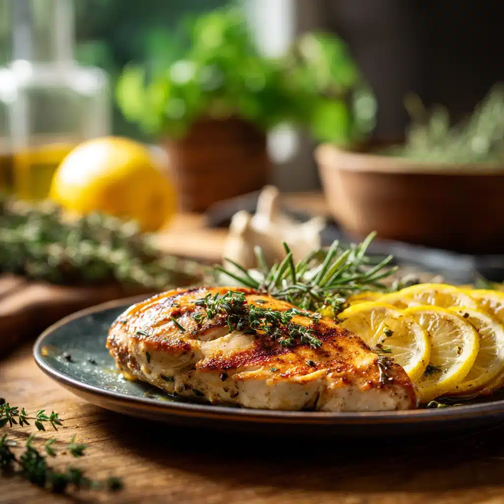 Low sodium chicken breast with herbs