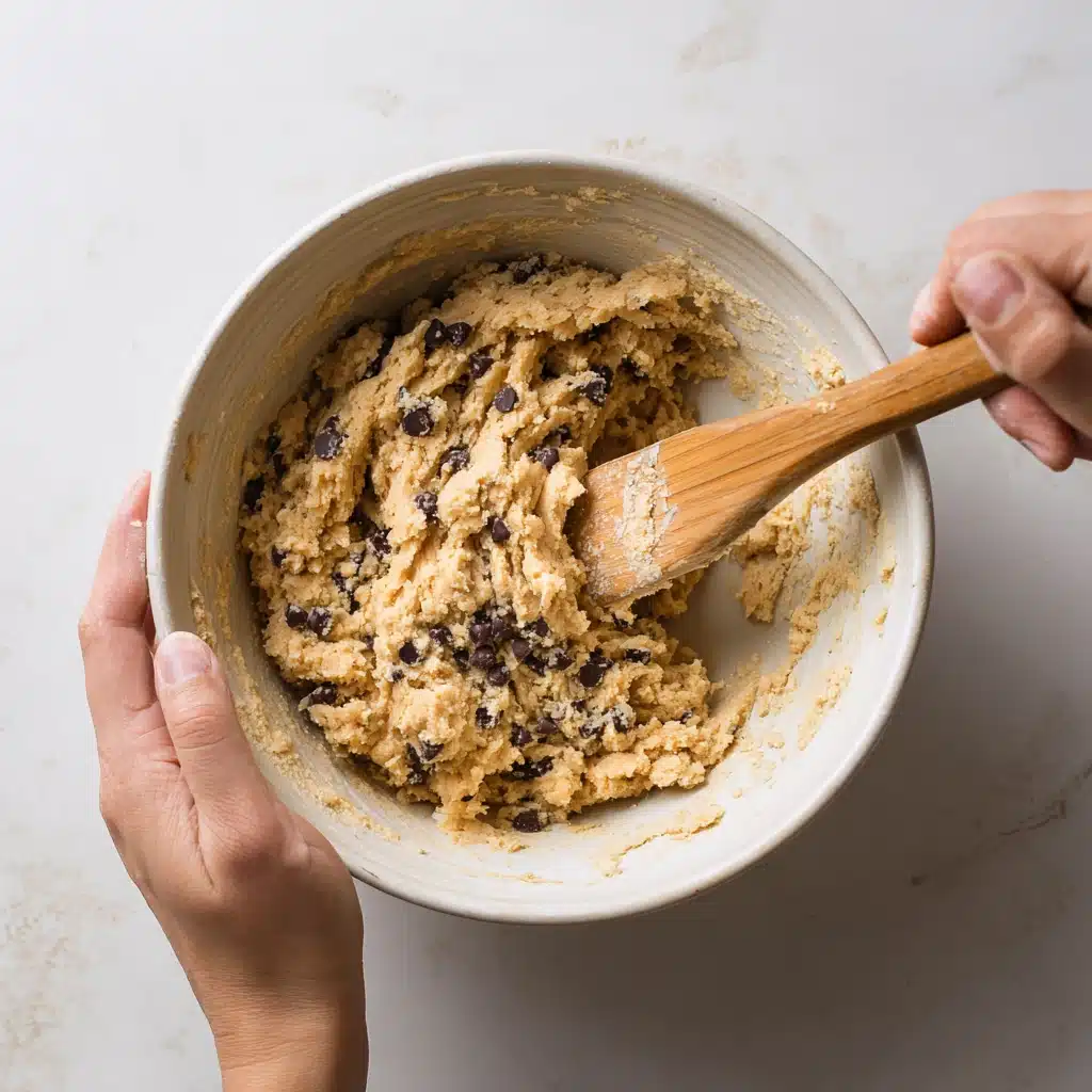 Mixing protein cookie dough base