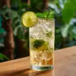 Served Brazilian Mounjaro apple cider vinegar drink